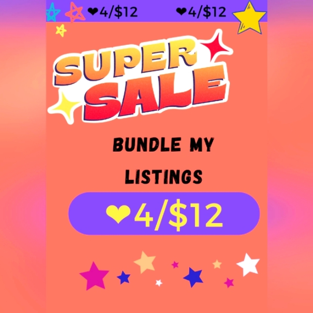 Pick 4 Items For $12